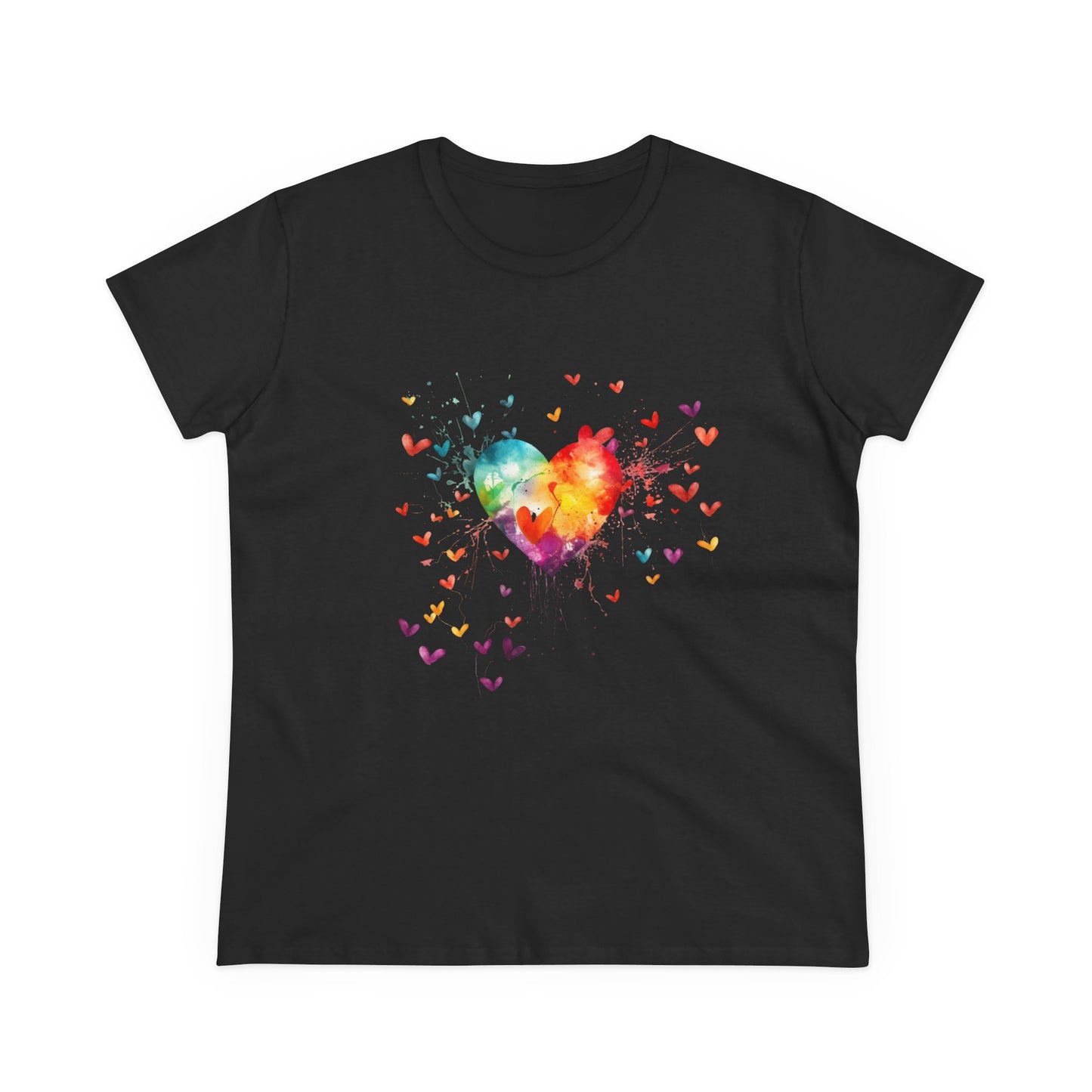 Women’s Graphic Midweight Tee – 100% Cotton – Semi‑Fitted – “Tee 044”