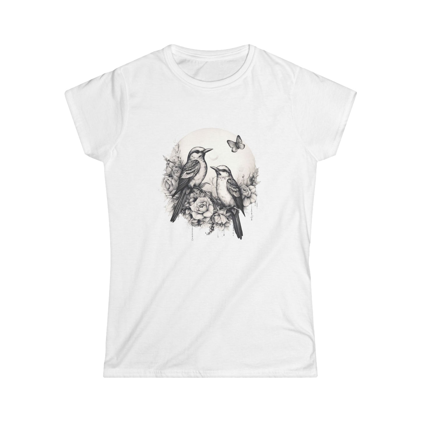 Women’s Graphic Softstyle Tee – 100% Ring Spun Cotton – Semi Fitted – “Tee 060”