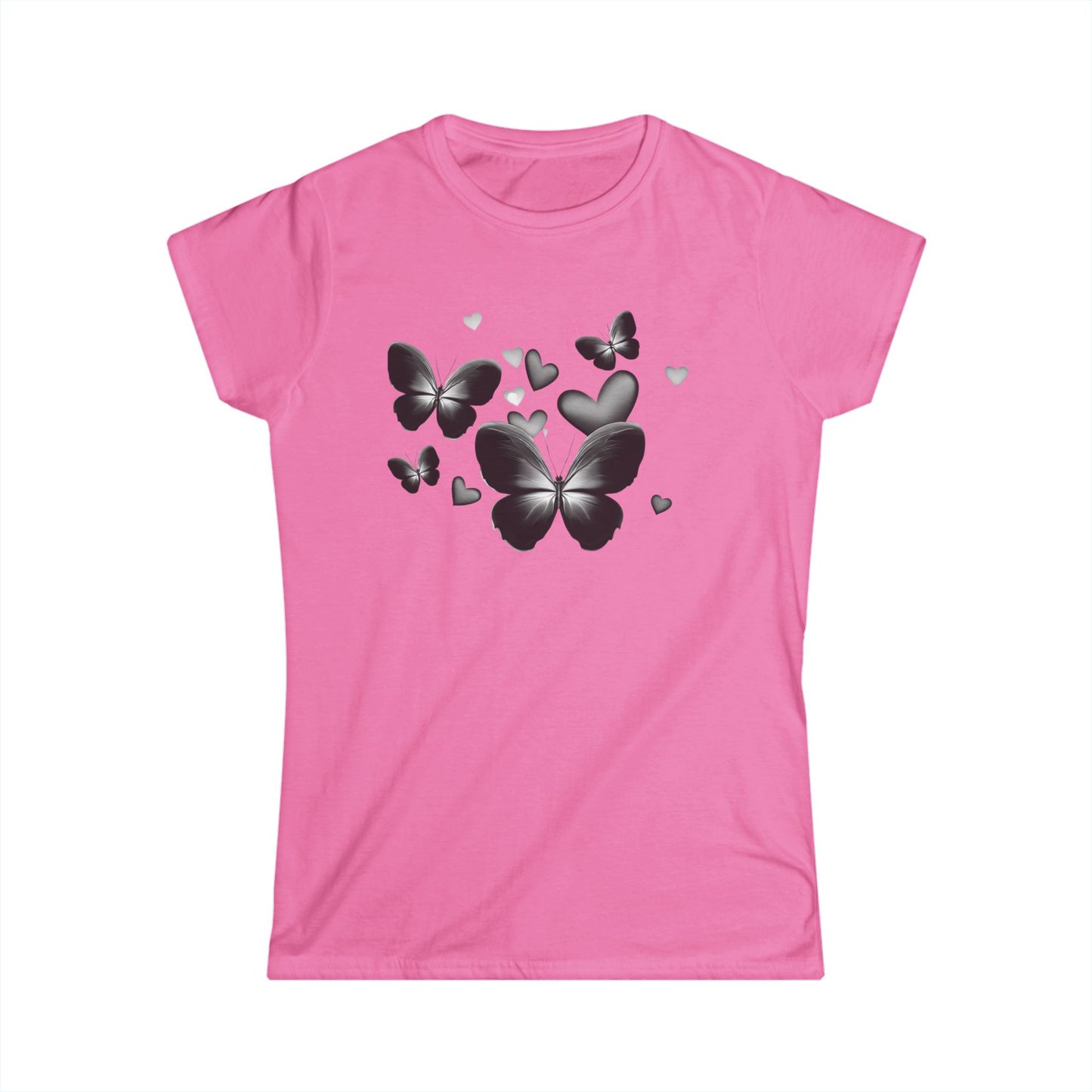 Women’s Graphic Softstyle Tee – 100% Ring Spun Cotton – Semi Fitted – “Tee 026”