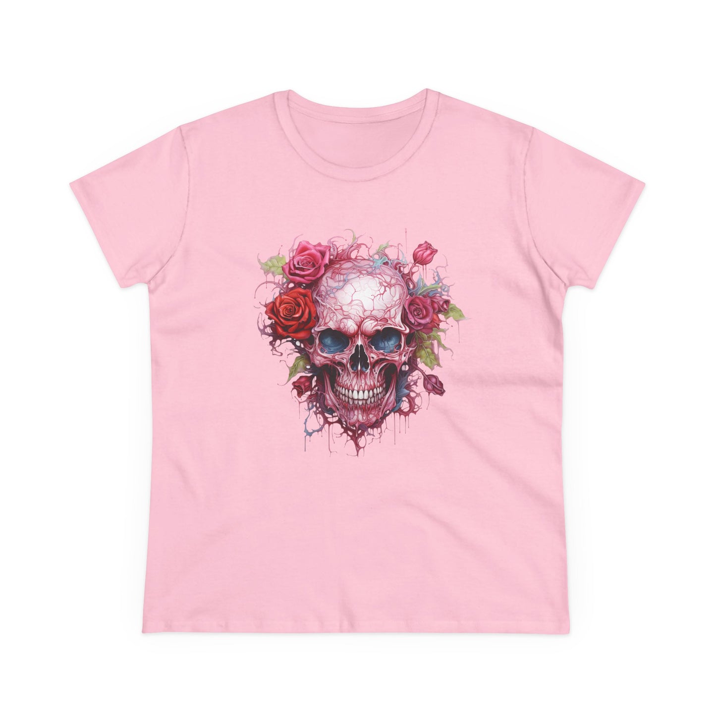 Women’s Graphic Midweight Tee – 100% Cotton – Semi‑Fitted – “Tee 006”