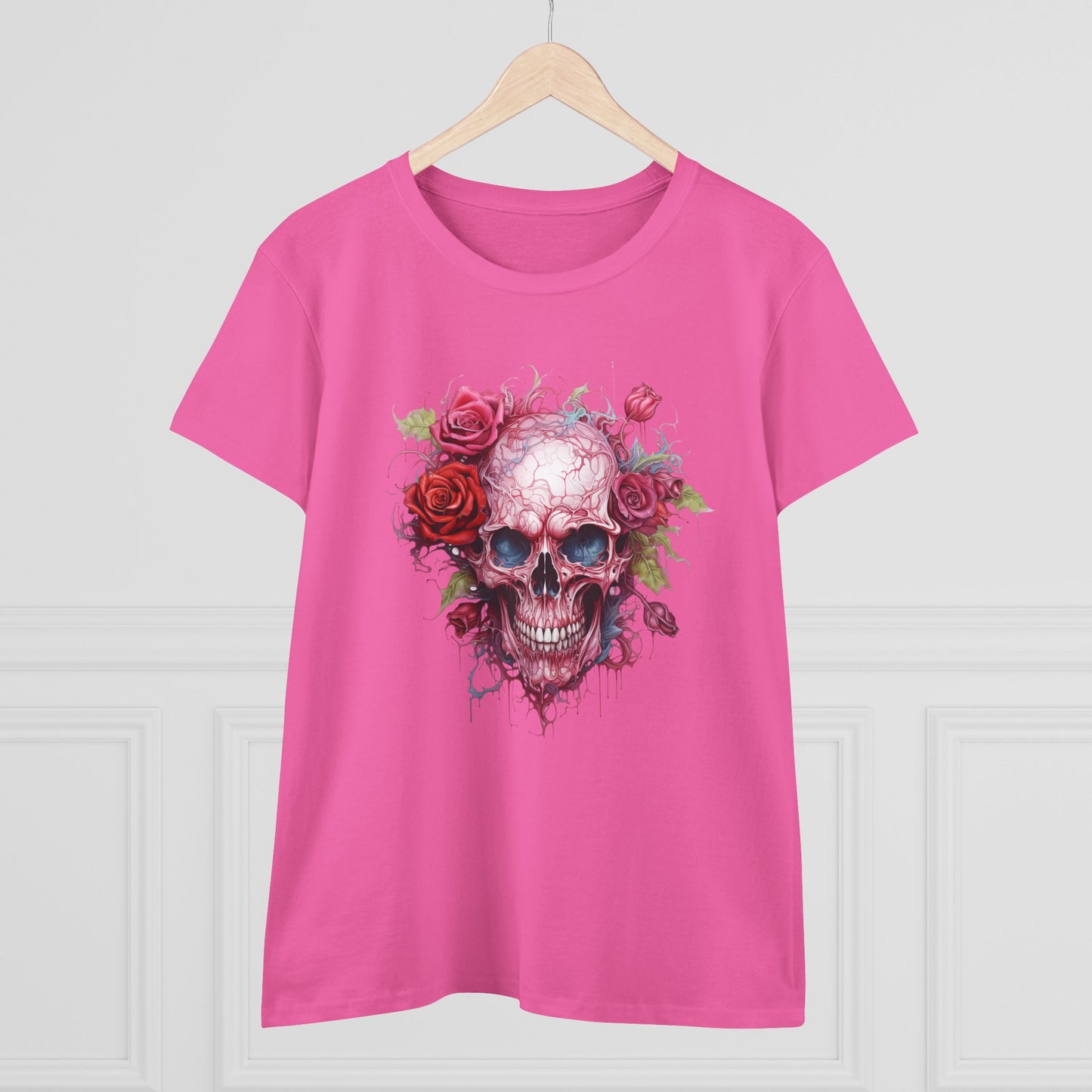 Women’s Graphic Midweight Tee – 100% Cotton – Semi‑Fitted – “Tee 006”