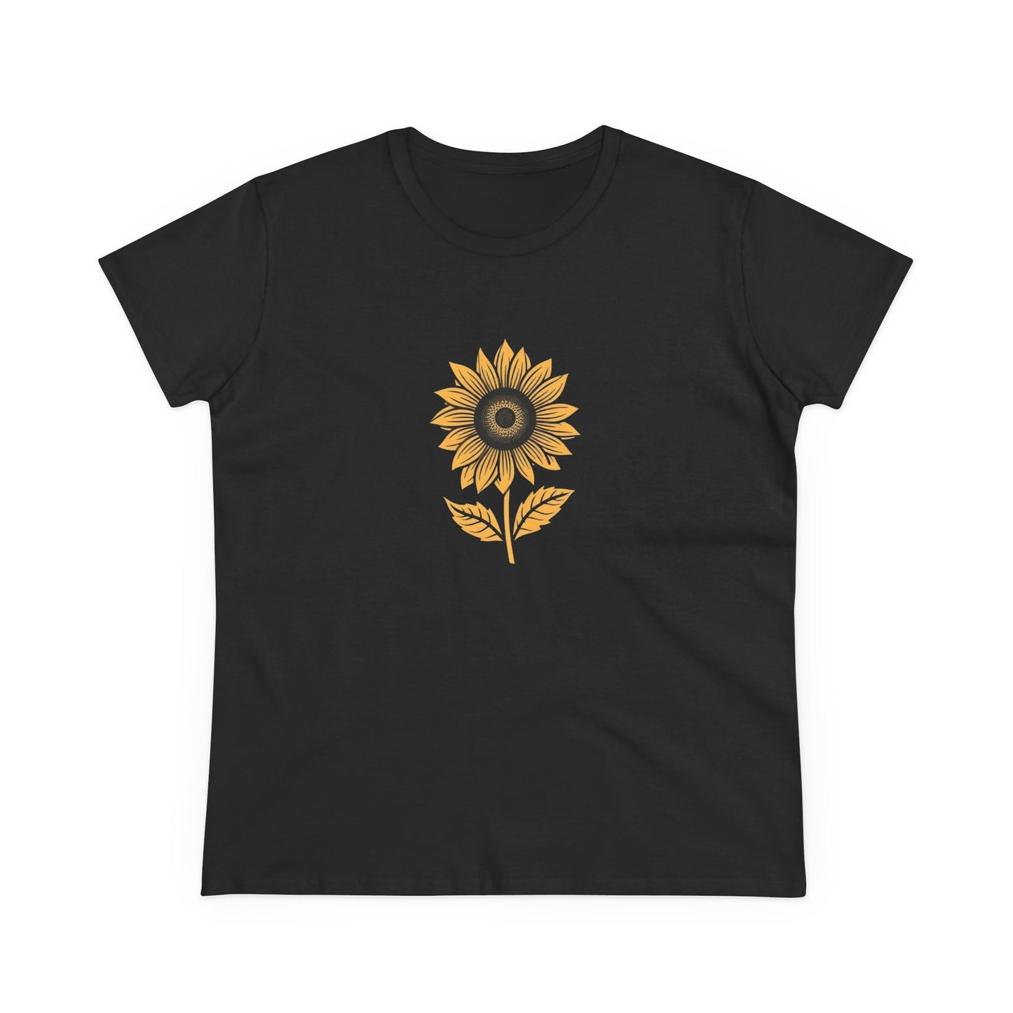 Women’s Graphic Midweight Tee – 100% Cotton – Semi Fitted – “Tee 012”