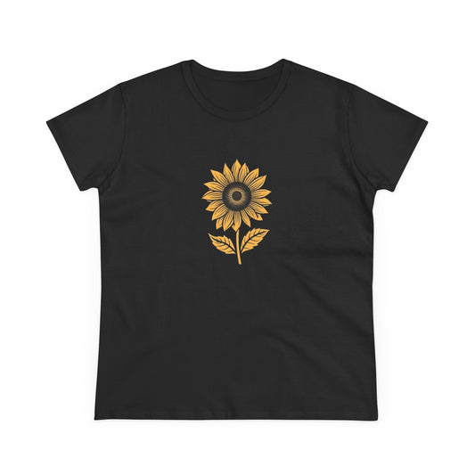 Women’s Graphic Midweight Tee – 100% Cotton – Semi Fitted – “Tee 012”