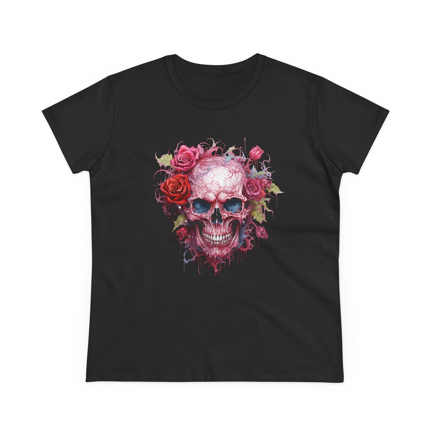 Women’s Graphic Midweight Tee – 100% Cotton – Semi‑Fitted – “Tee 006”