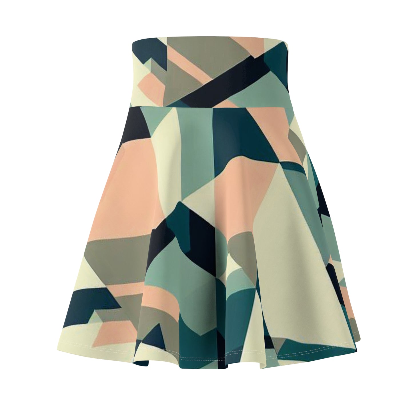Women’s Graphic Skater Skirt – 95% Polyester / 5% Spandex – Versatile Fit – “Skirt 007”