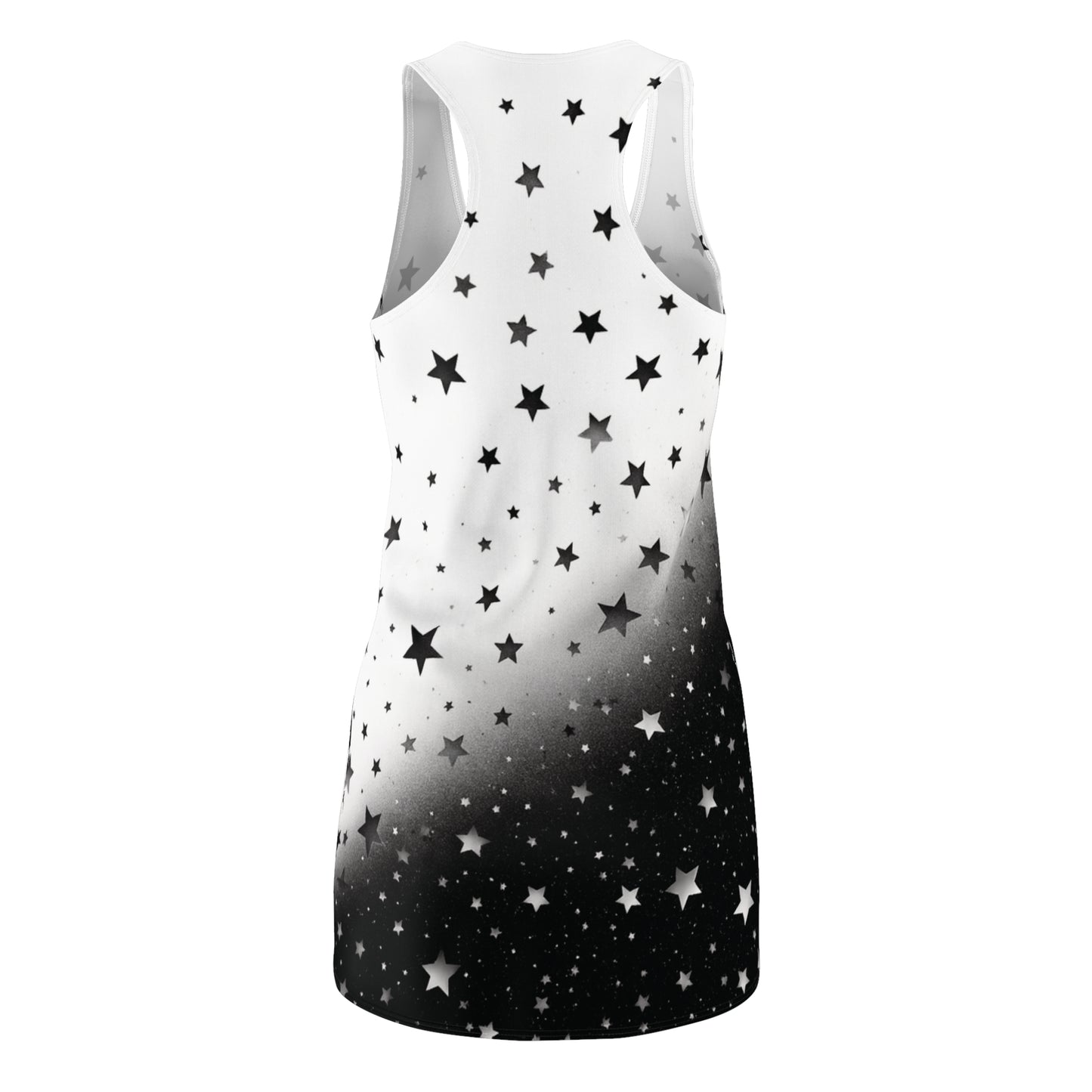 Women’s Graphic Cut & Sew Racerback Dress – 100% Polyester – “Racer 024”
