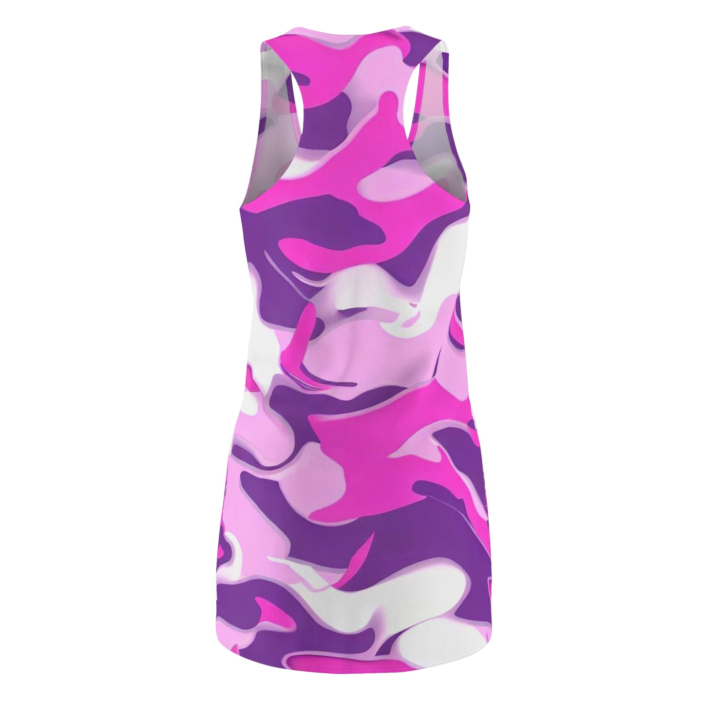 Women’s Graphic Cut & Sew Racerback Dress – 100% Polyester – “Racer 013”