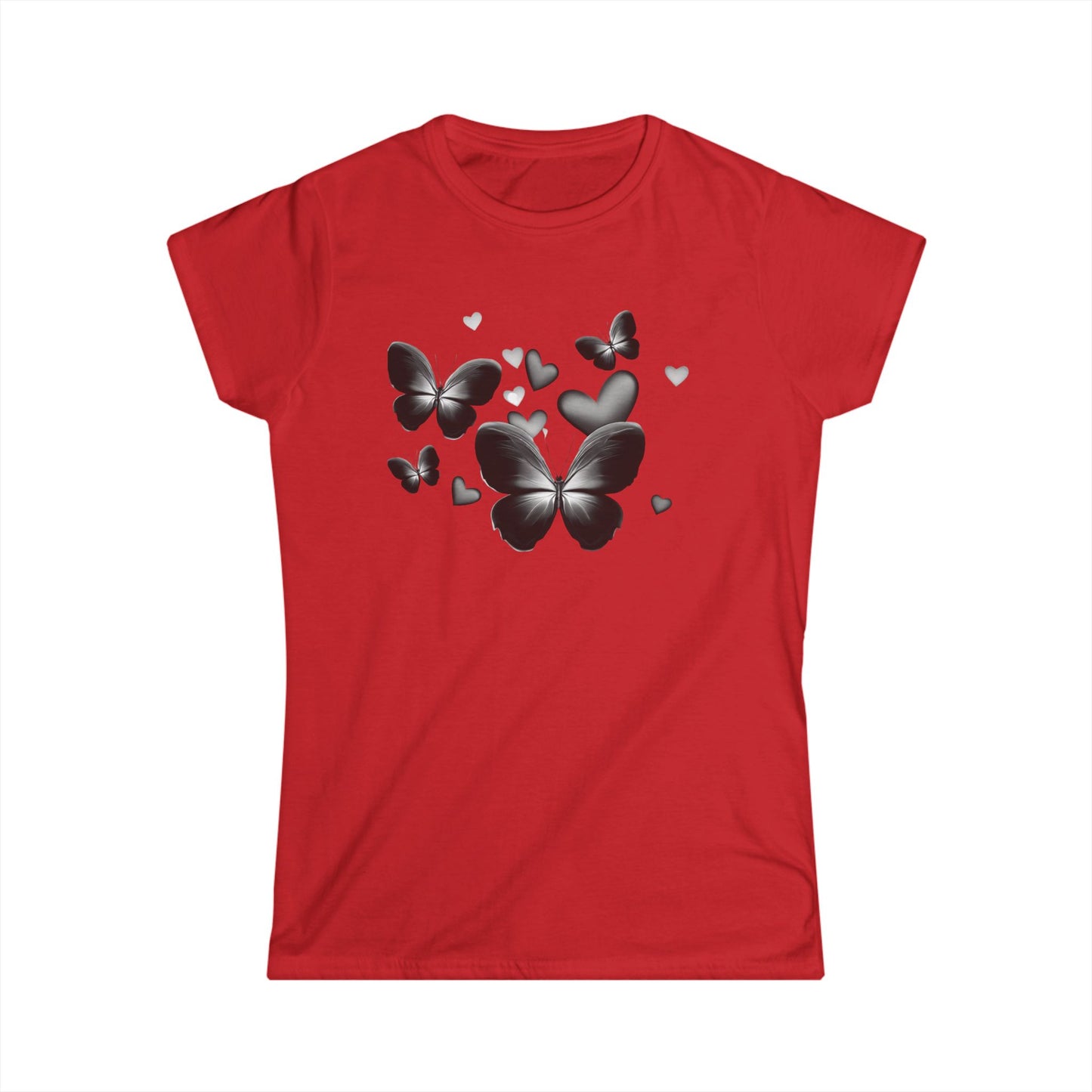 Women’s Graphic Softstyle Tee – 100% Ring Spun Cotton – Semi Fitted – “Tee 026”