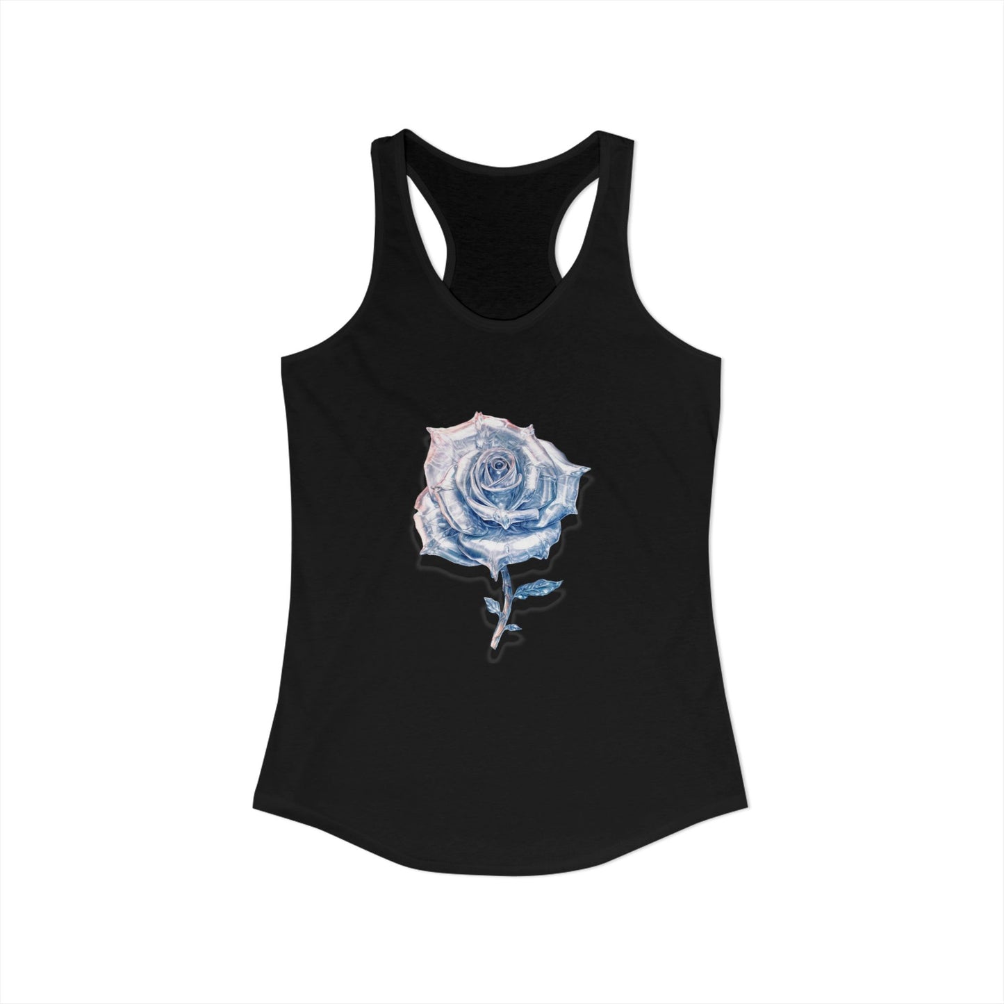 Women’s Graphic Ideal Racerback Tank – 60% Combed Cotton / 40% Polyester – Slim Fit – “Tank 006”