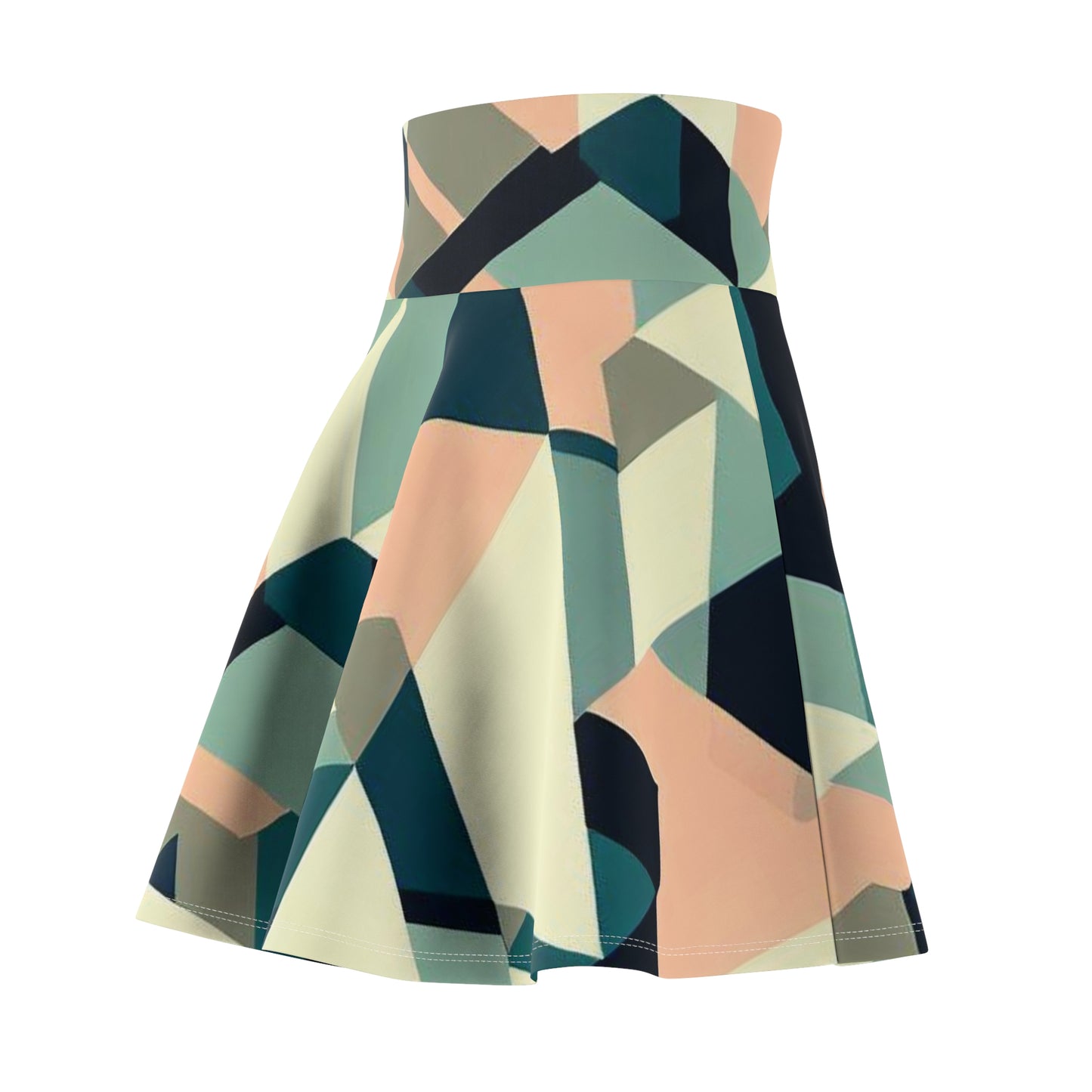 Women’s Graphic Skater Skirt – 95% Polyester / 5% Spandex – Versatile Fit – “Skirt 007”
