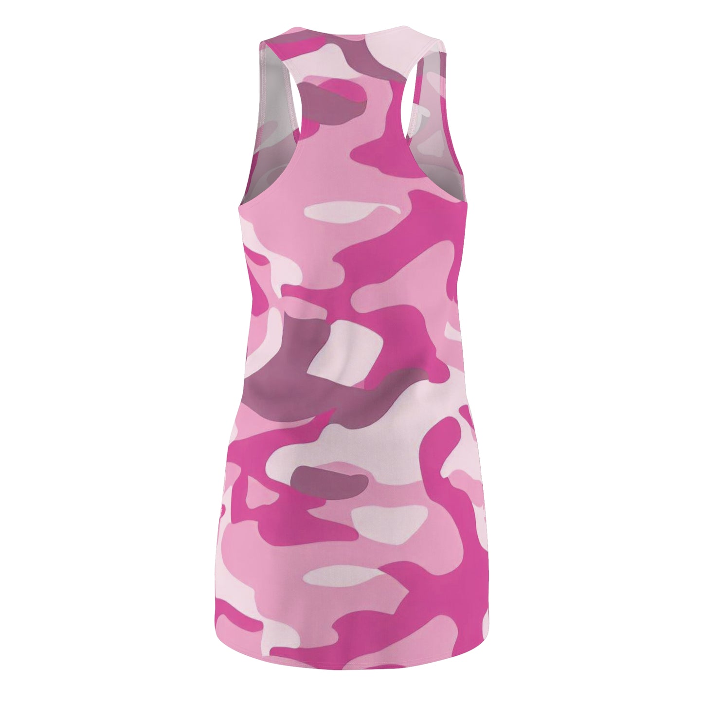 Women’s Graphic Cut & Sew Racerback Dress – 100% Polyester – “Racer 014”