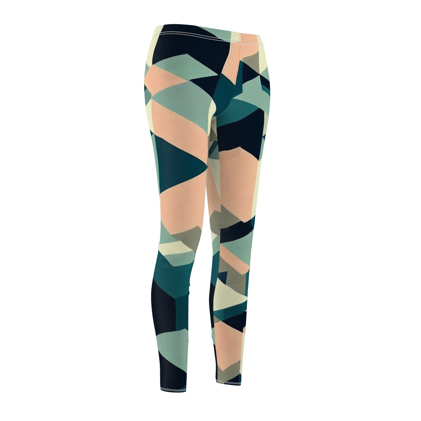 Women’s Cut & Sew Casual Leggings – 95% Polyester / 5% Spandex – “Leggings 009”