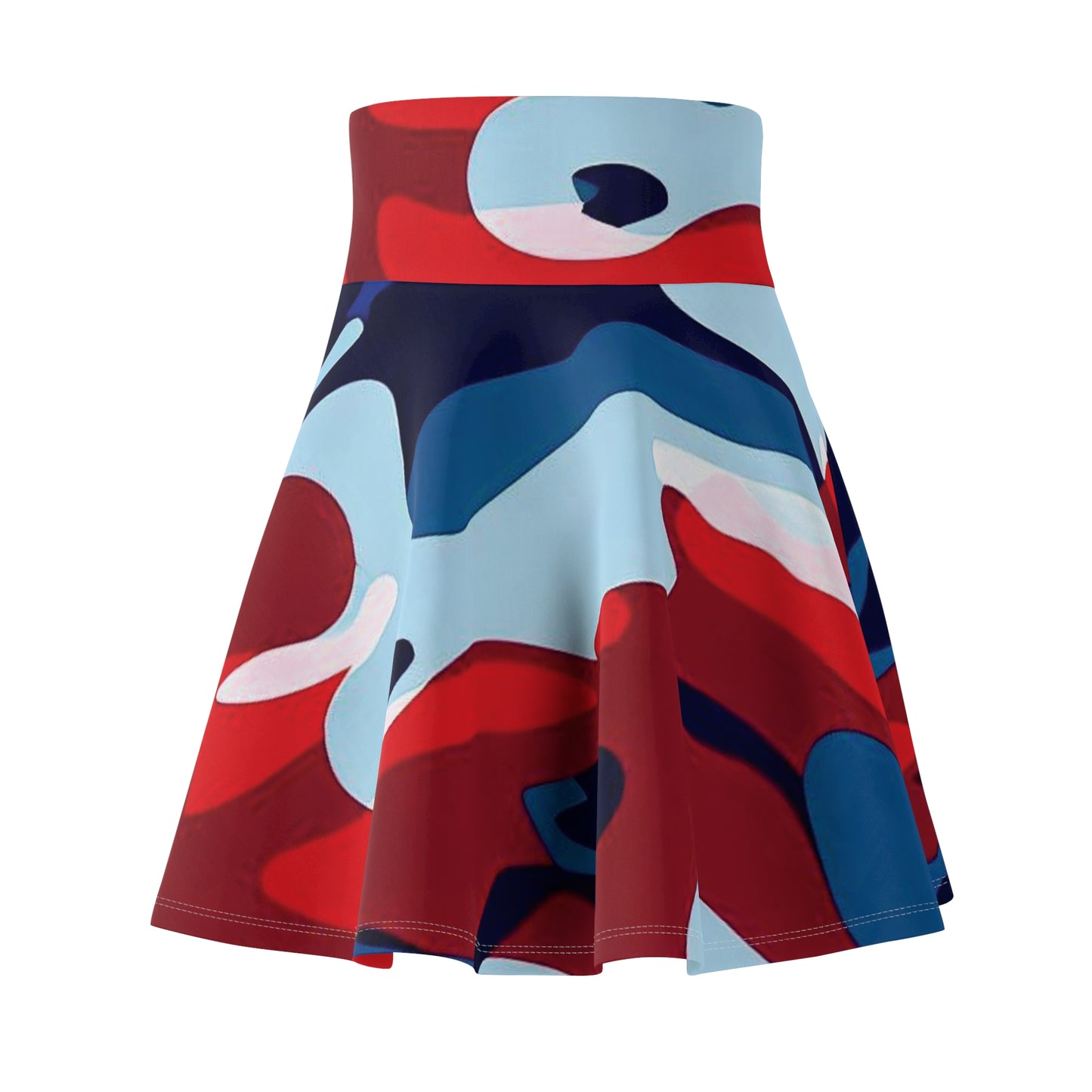 Women’s Graphic Skater Skirt – 95% Polyester / 5% Spandex – Versatile Fit – “Skirt 004”
