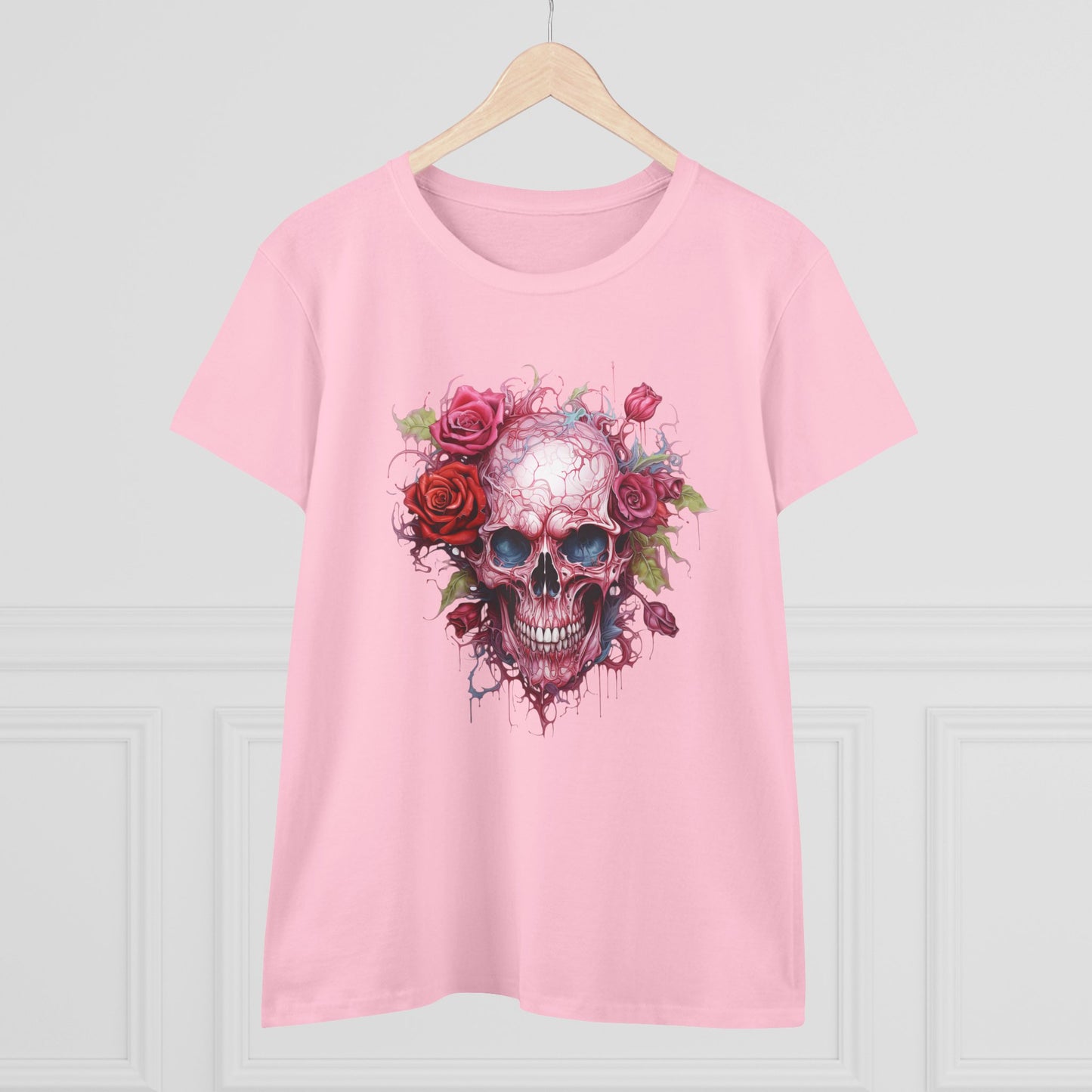 Women’s Graphic Midweight Tee – 100% Cotton – Semi‑Fitted – “Tee 006”