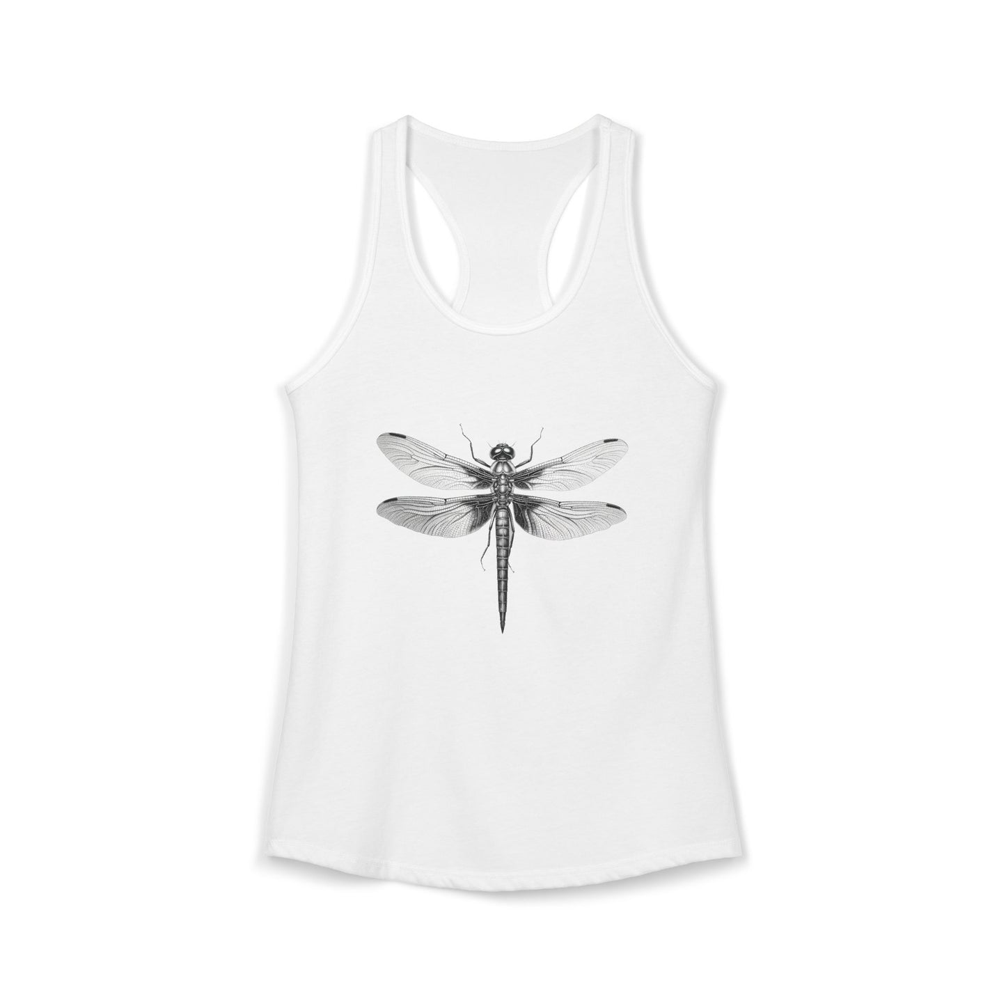 Women’s Graphic Ideal Racerback Tank – 60% Combed Cotton / 40% Polyester – Slim Fit – “Tank 005”