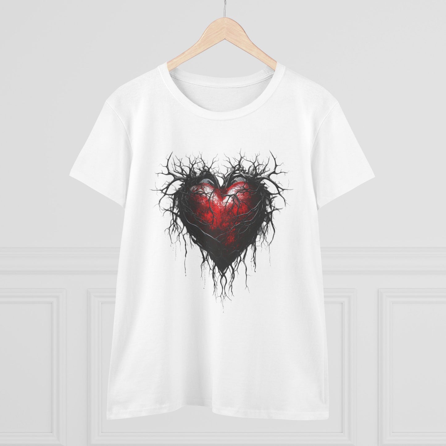 Women’s Graphic Midweight Tee – 100% Cotton – Semi‑Fitted – “Tee 005”