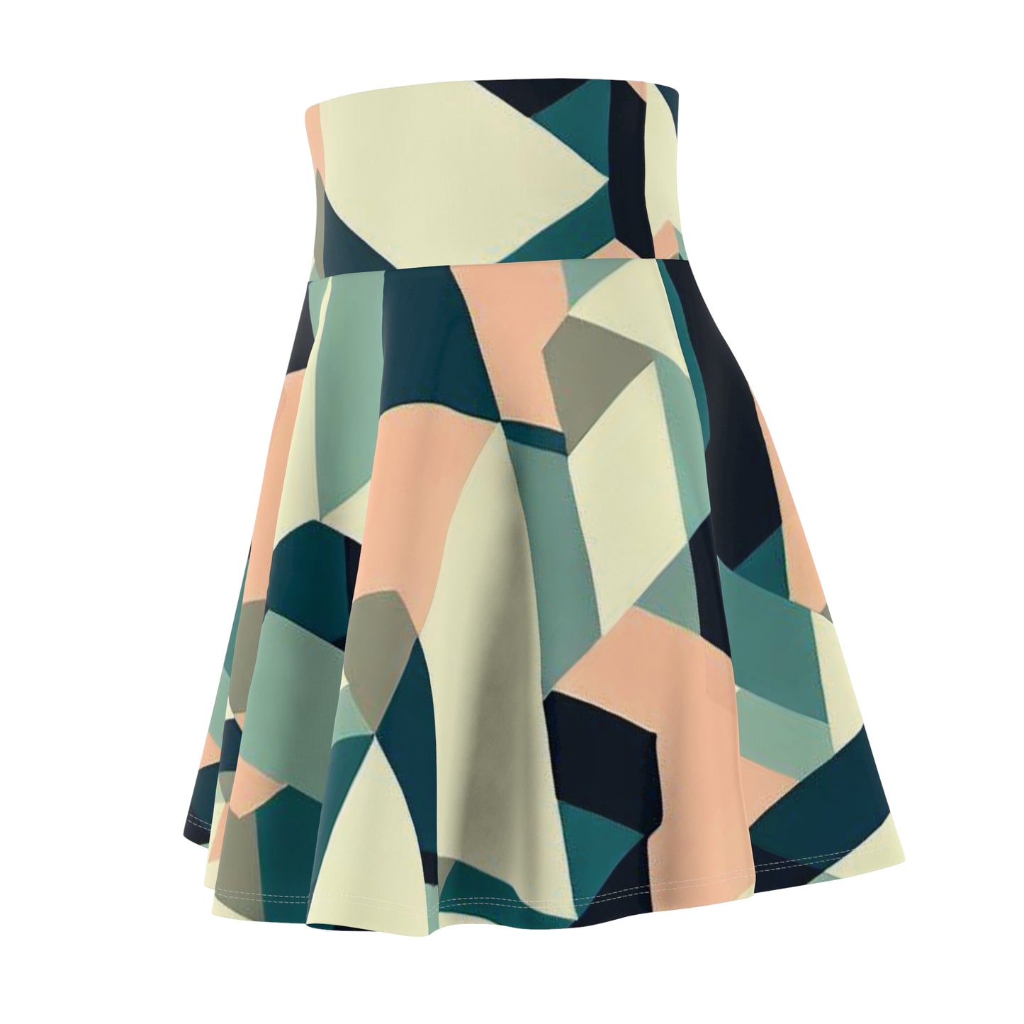 Women’s Graphic Skater Skirt – 95% Polyester / 5% Spandex – Versatile Fit – “Skirt 007”