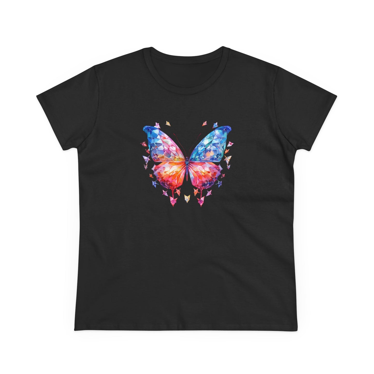Women’s Graphic Midweight Tee – 100% Cotton – Semi Fitted – “Tee 013”