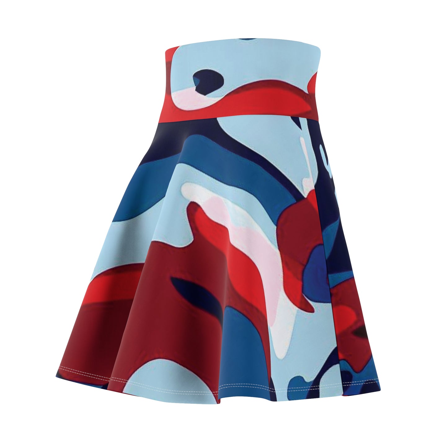 Women’s Graphic Skater Skirt – 95% Polyester / 5% Spandex – Versatile Fit – “Skirt 004”