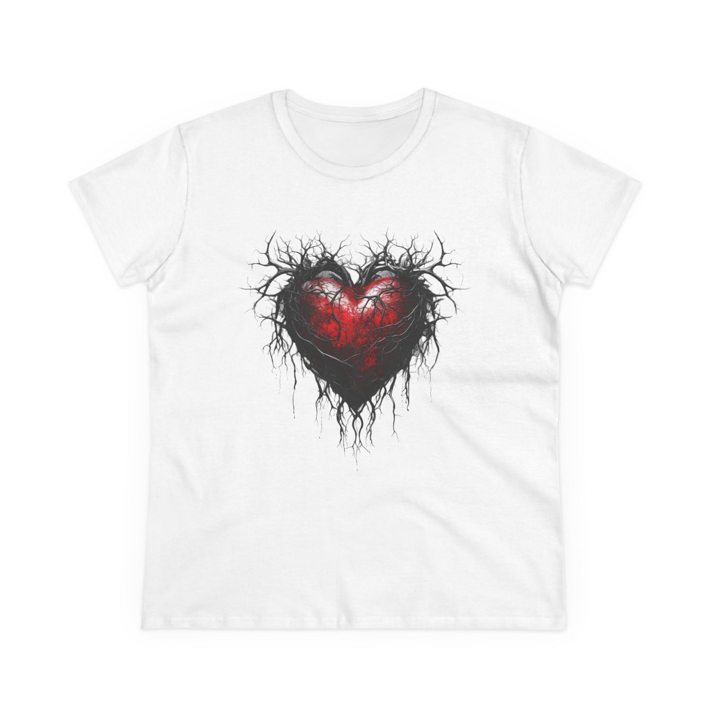 Women’s Graphic Midweight Tee – 100% Cotton – Semi‑Fitted – “Tee 005”