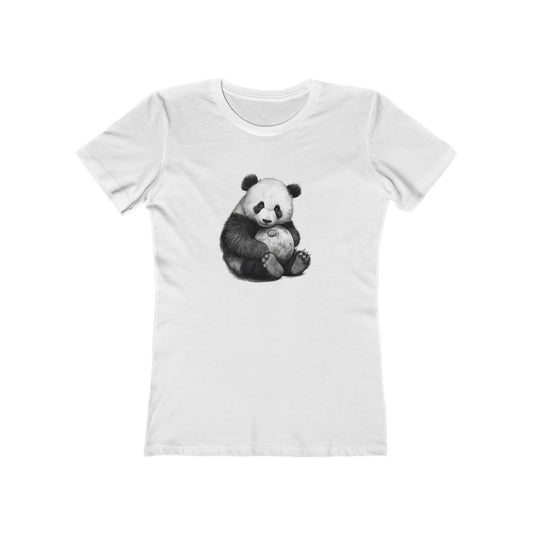 Women’s Comfy Graphic Boyfriend Tee – 100% Cotton – Slim Fit – “Tee 046”