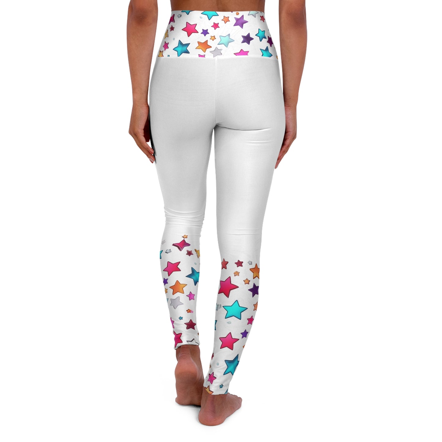 Women’s High‑Waisted Graphic Yoga Pants – 100% Polyester – Skinny Fit – “Pants 021”