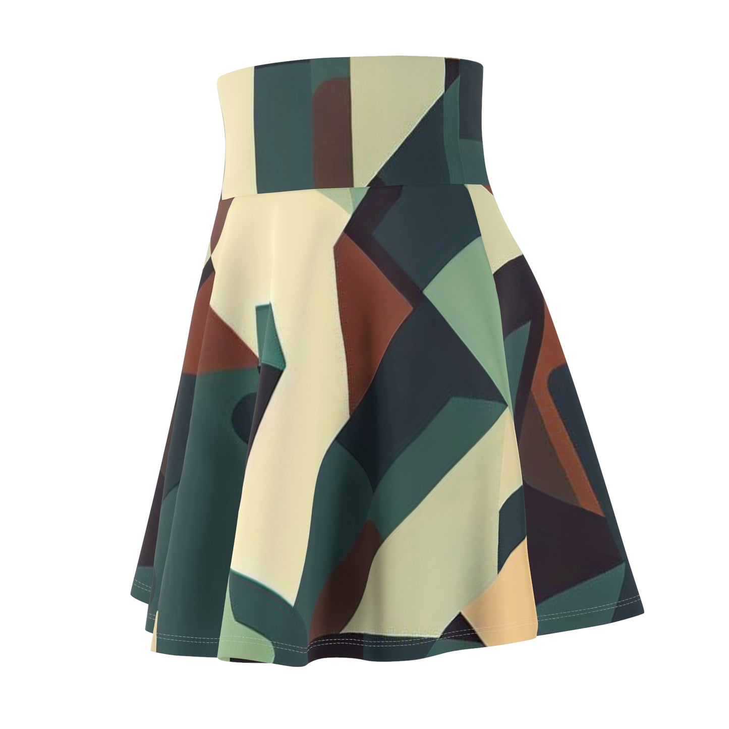 Women’s Graphic Skater Skirt – 95% Polyester / 5% Spandex – Versatile Fit – “Skirt 006”