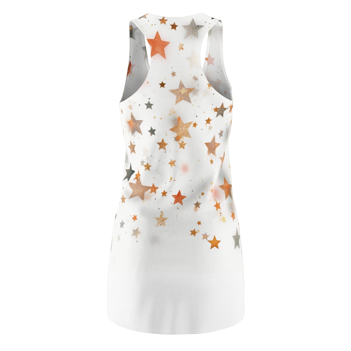 Women’s Graphic Cut & Sew Racerback Dress – 100% Polyester – “Racer 016”
