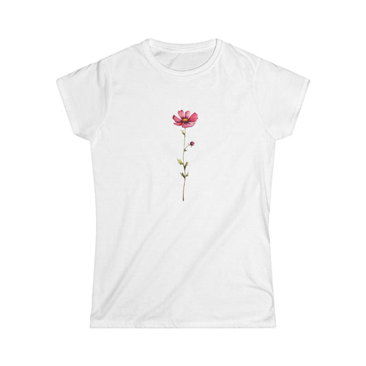 Women’s Graphic Softstyle Tee – 100% Ring Spun Cotton – Semi Fitted – “Tee 023”