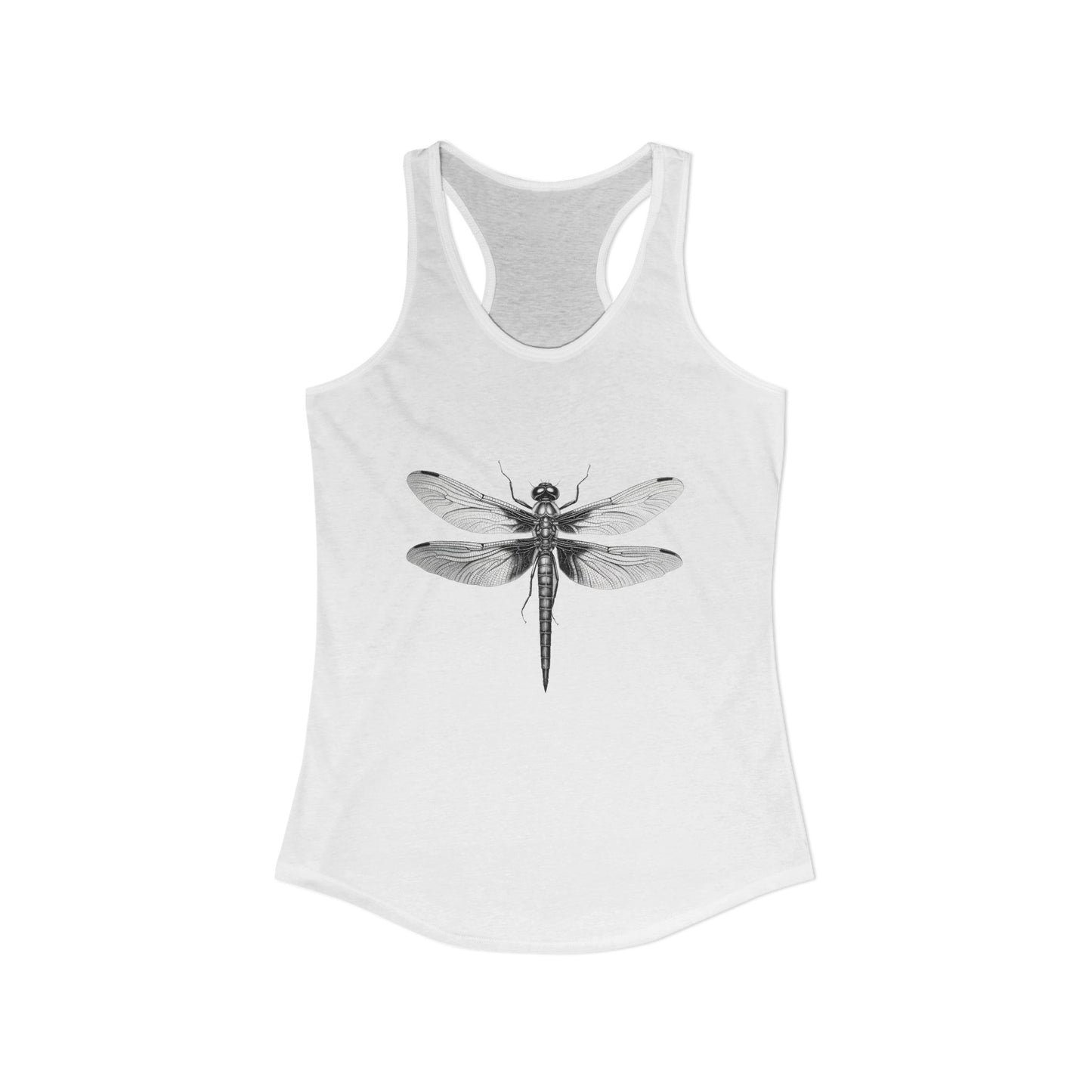 Women’s Graphic Ideal Racerback Tank – 60% Combed Cotton / 40% Polyester – Slim Fit – “Tank 005”