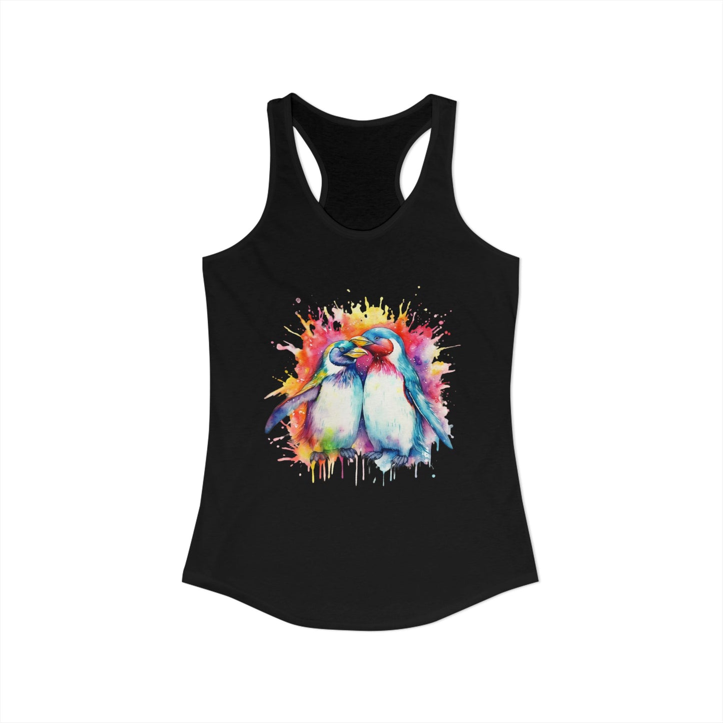 Women’s Graphic Ideal Racerback Tank – 60% Combed Cotton / 40% Polyester – Slim Fit – “Tank 004”