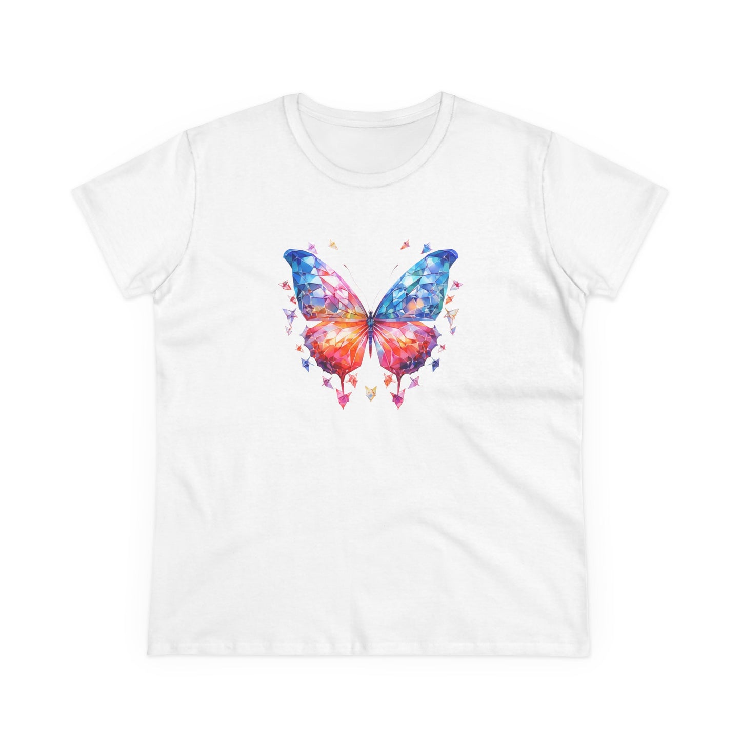 Women’s Graphic Midweight Tee – 100% Cotton – Semi Fitted – “Tee 013”