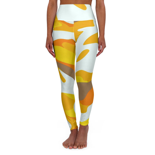 Women’s High‑Waisted Graphic Yoga Pants – 100% Polyester – Skinny Fit – “Pants 012”