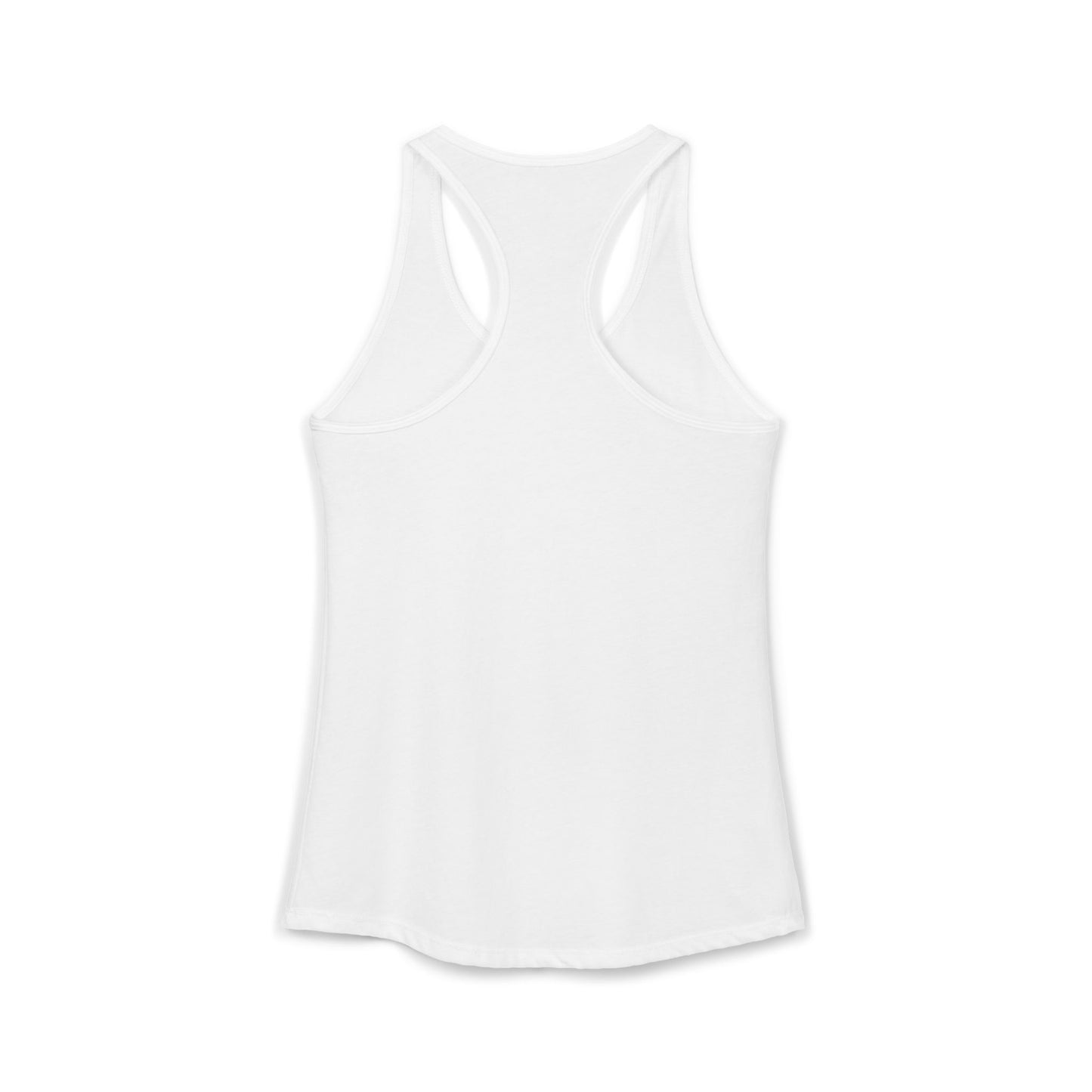 Women’s Graphic Ideal Racerback Tank – 60% Combed Cotton / 40% Polyester – Slim Fit – “Tank 004”