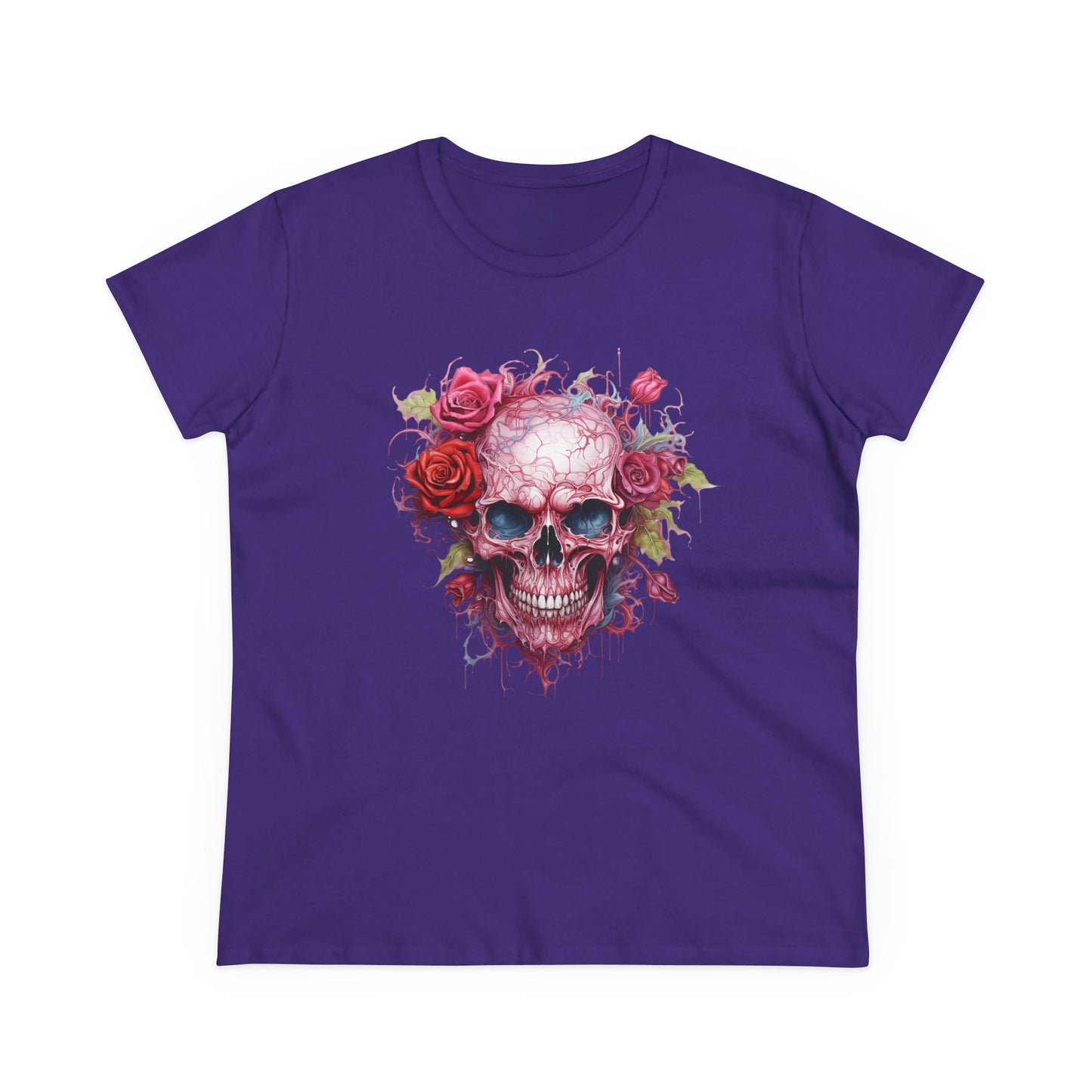 Women’s Graphic Midweight Tee – 100% Cotton – Semi‑Fitted – “Tee 006”