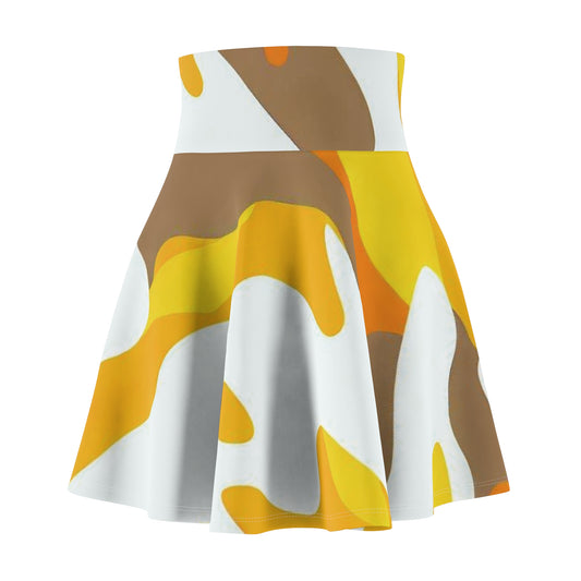 Women’s Graphic Skater Skirt – 95% Polyester / 5% Spandex – Versatile Fit – “Skirt 003”