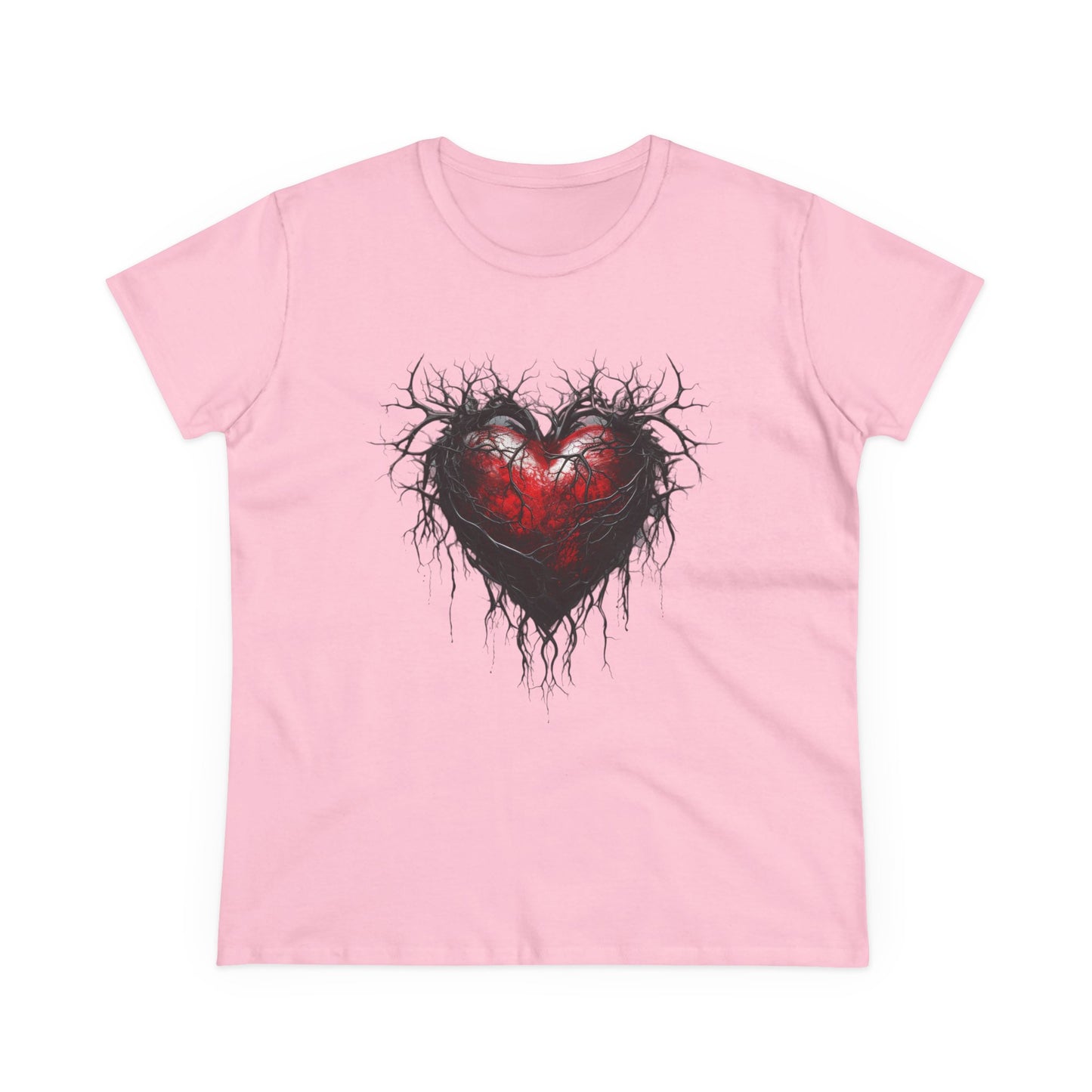 Women’s Graphic Midweight Tee – 100% Cotton – Semi‑Fitted – “Tee 005”