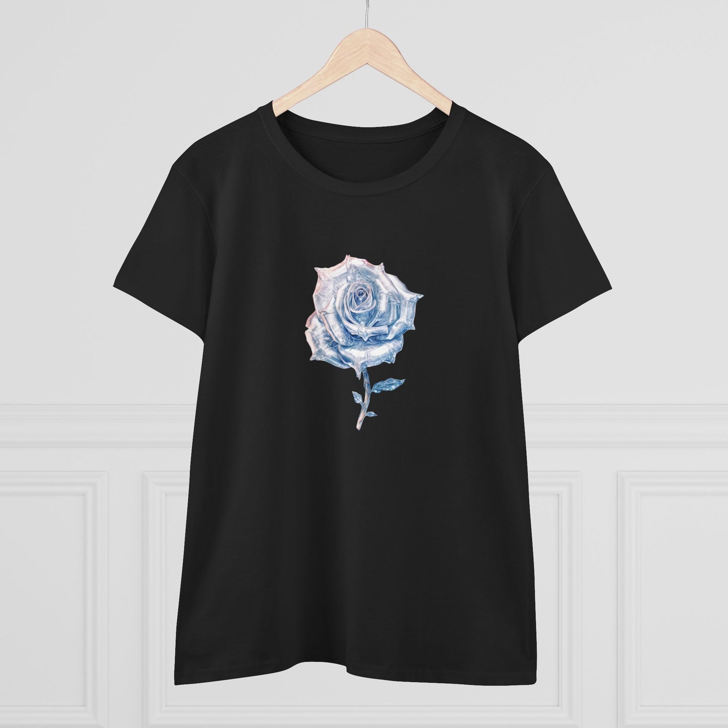 Women’s Graphic Midweight Tee – 100% Cotton – Semi Fitted – “Tee 014”