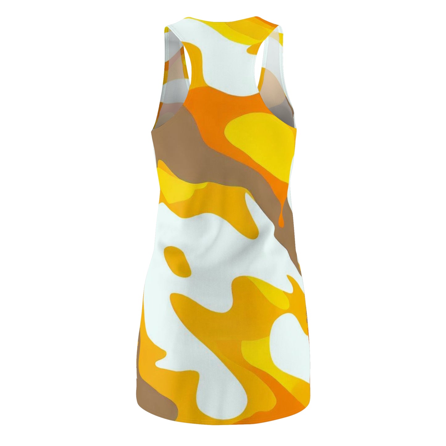 Women’s Graphic Cut & Sew Racerback Dress – 100% Polyester – “Racer 004”