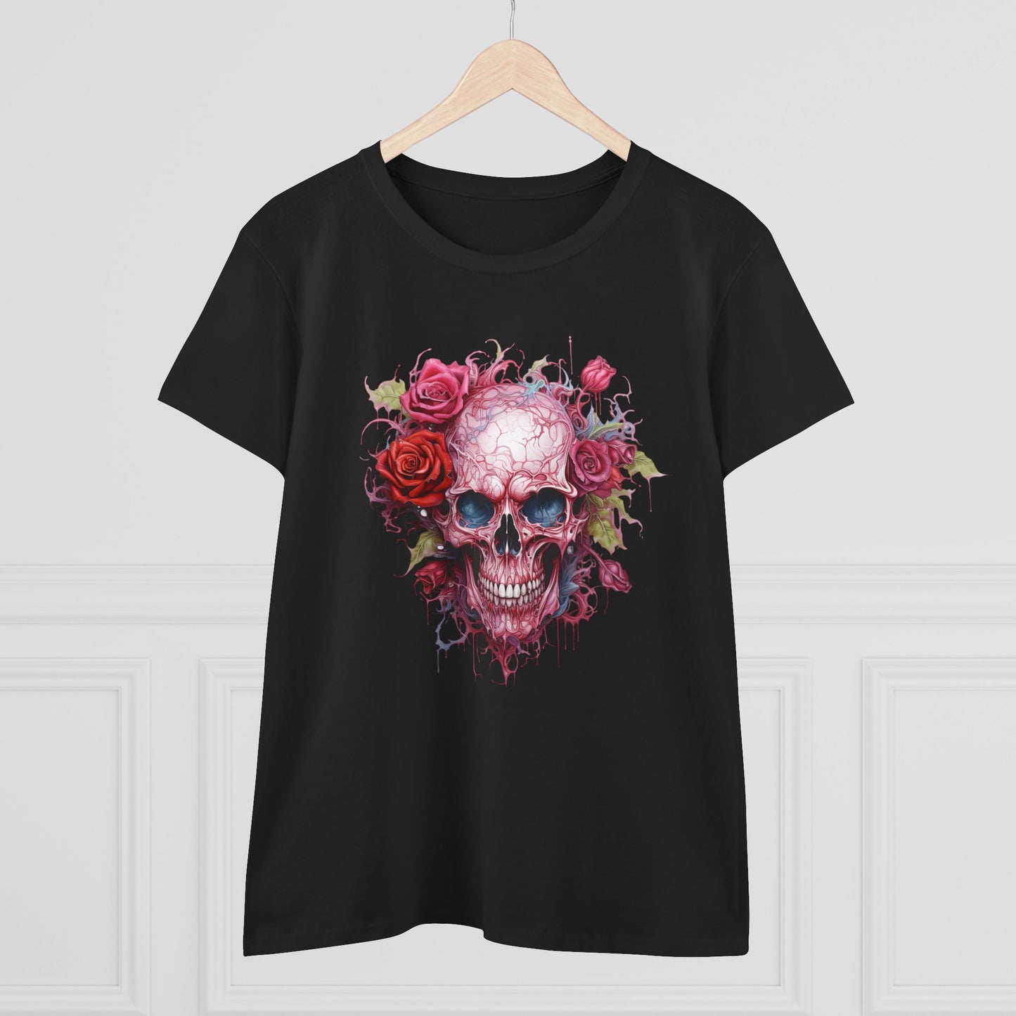 Women’s Graphic Midweight Tee – 100% Cotton – Semi‑Fitted – “Tee 006”