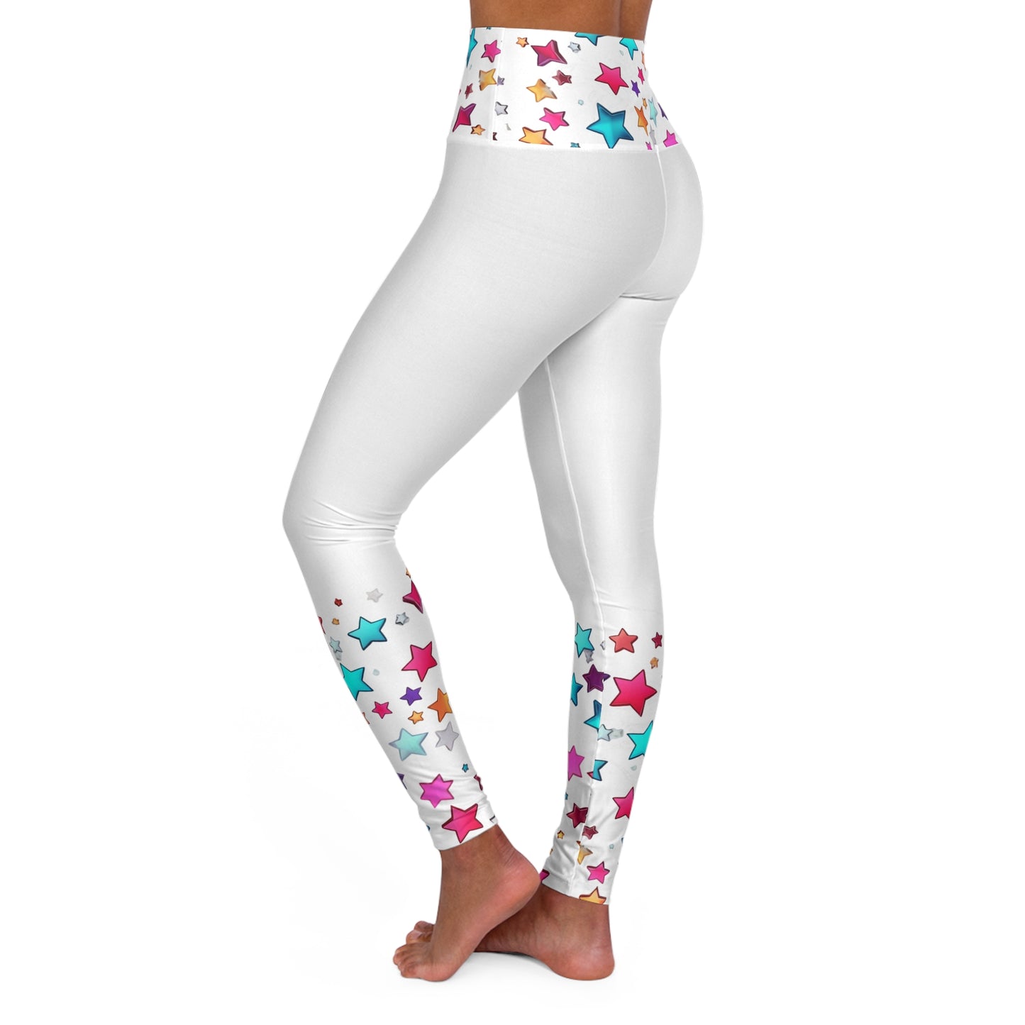 Women’s High‑Waisted Graphic Yoga Pants – 100% Polyester – Skinny Fit – “Pants 021”