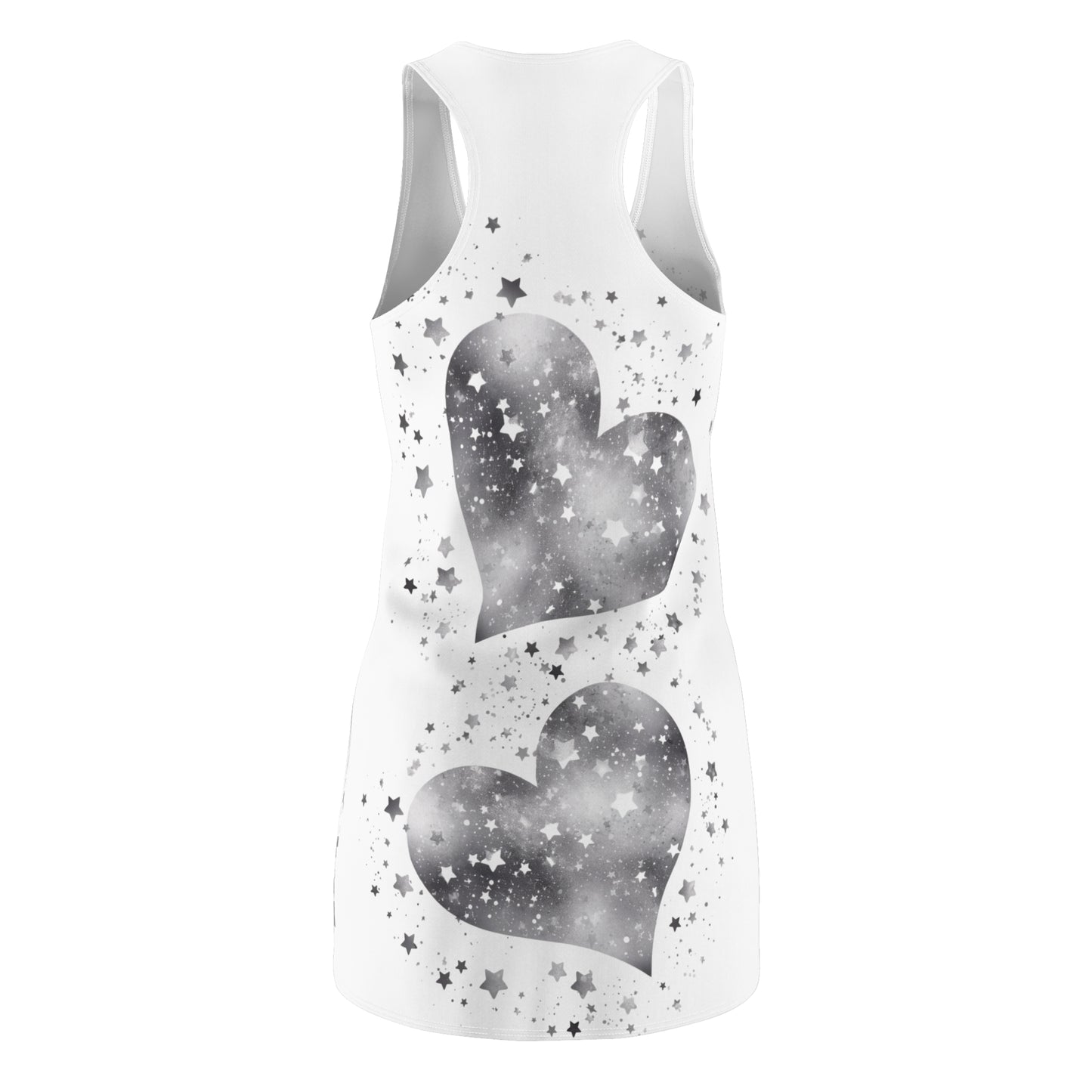Women’s Graphic Cut & Sew Racerback Dress – 100% Polyester – “Racer 018”